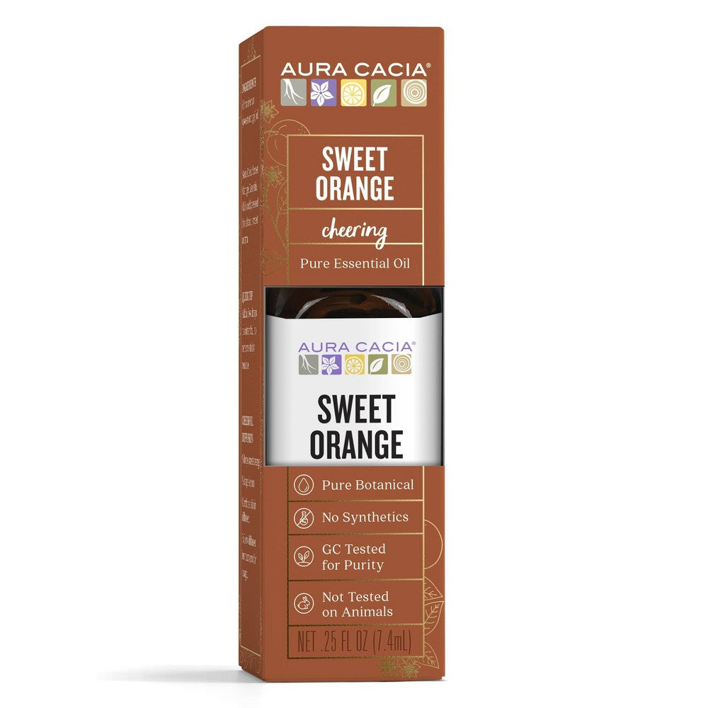 Sweet Orange Essential Oil Single - Aura Cacia - Bellso